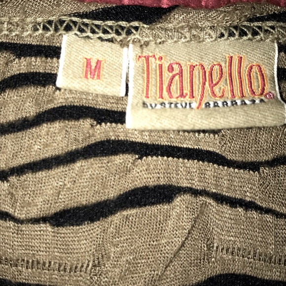 NWT-Tianello by Steve Barraza Long Sleeve Textured Stretch Tunic-M - Picture 9 of 12
